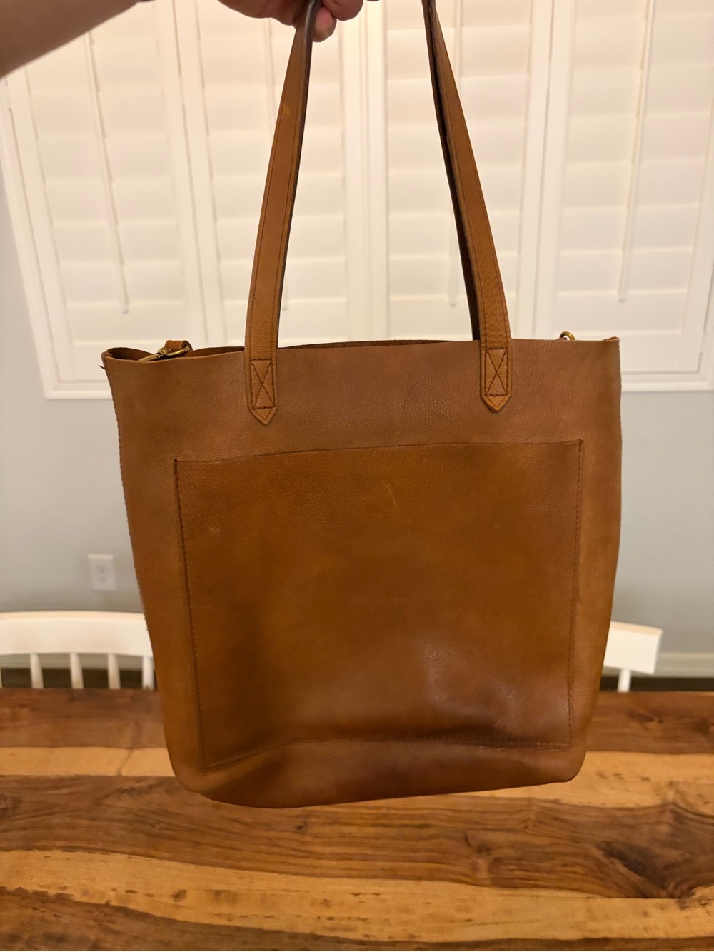 Madewell leather tote